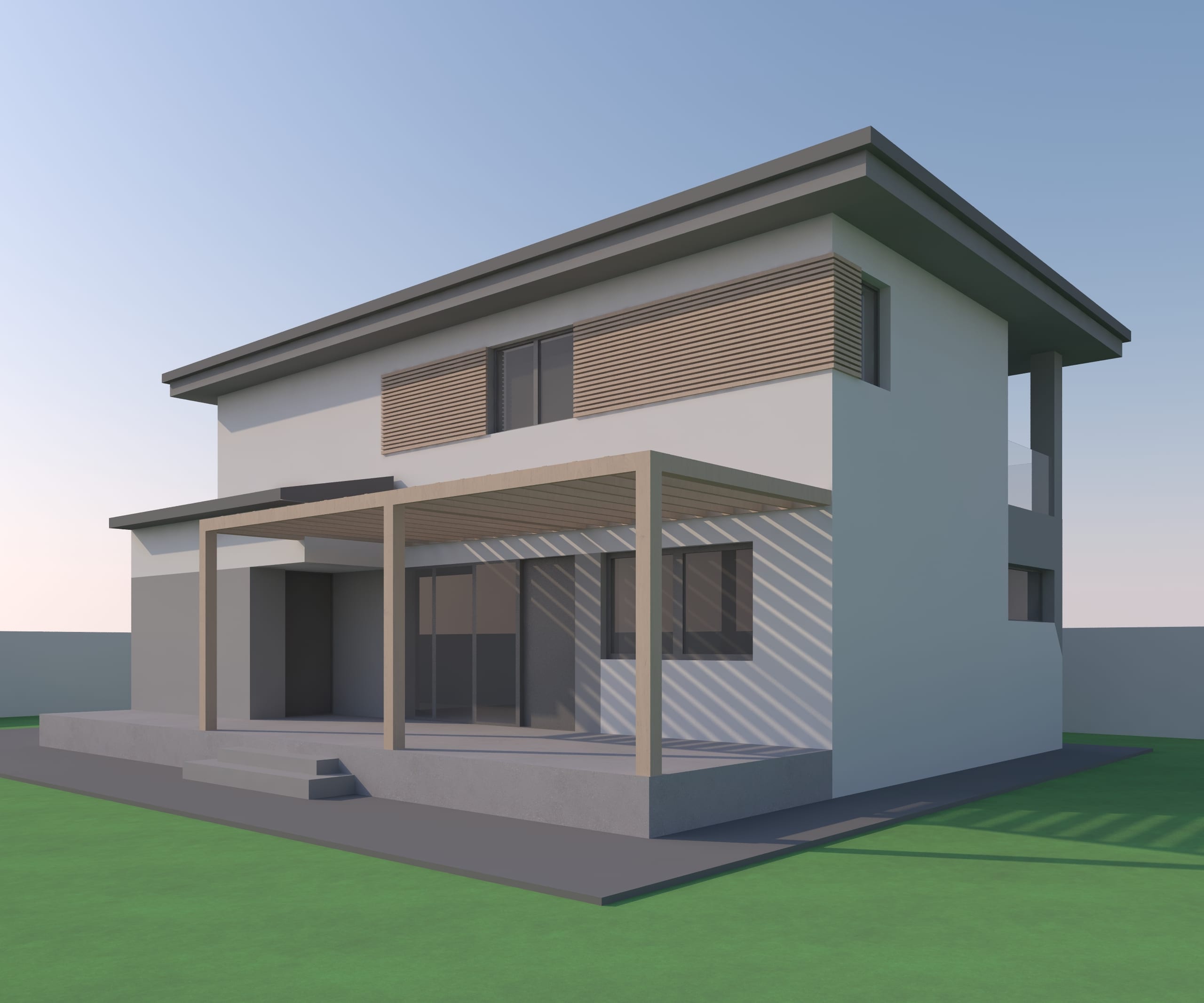 Casa Amza — perspectivă alternativă, vedere generală