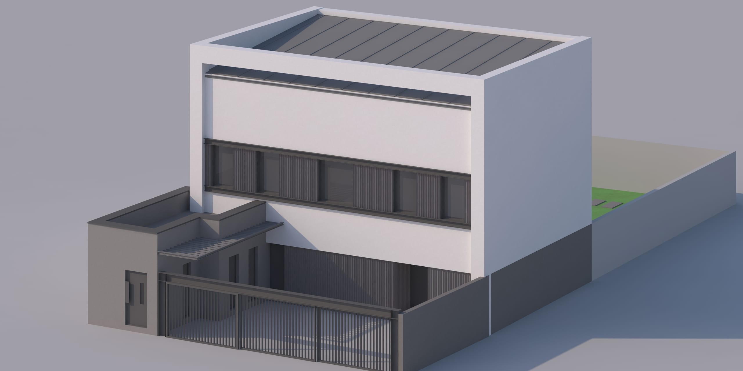 Casa Aleea Bălcescu — perspectivă exterioară din colț