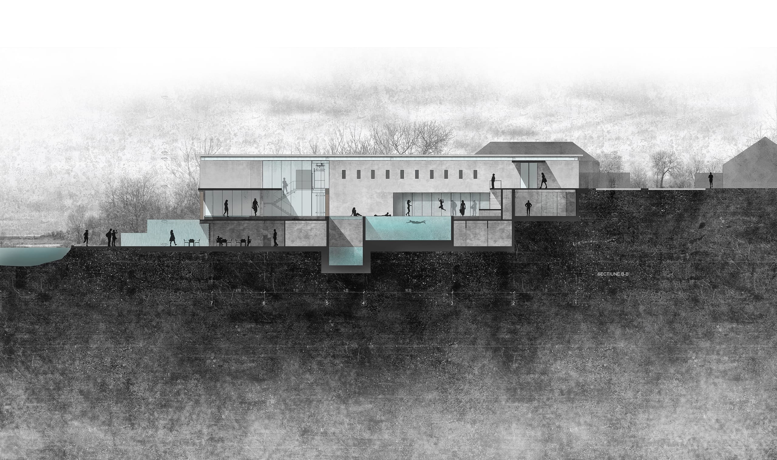 Regenerare Gighera — raportul dintre volume și curți