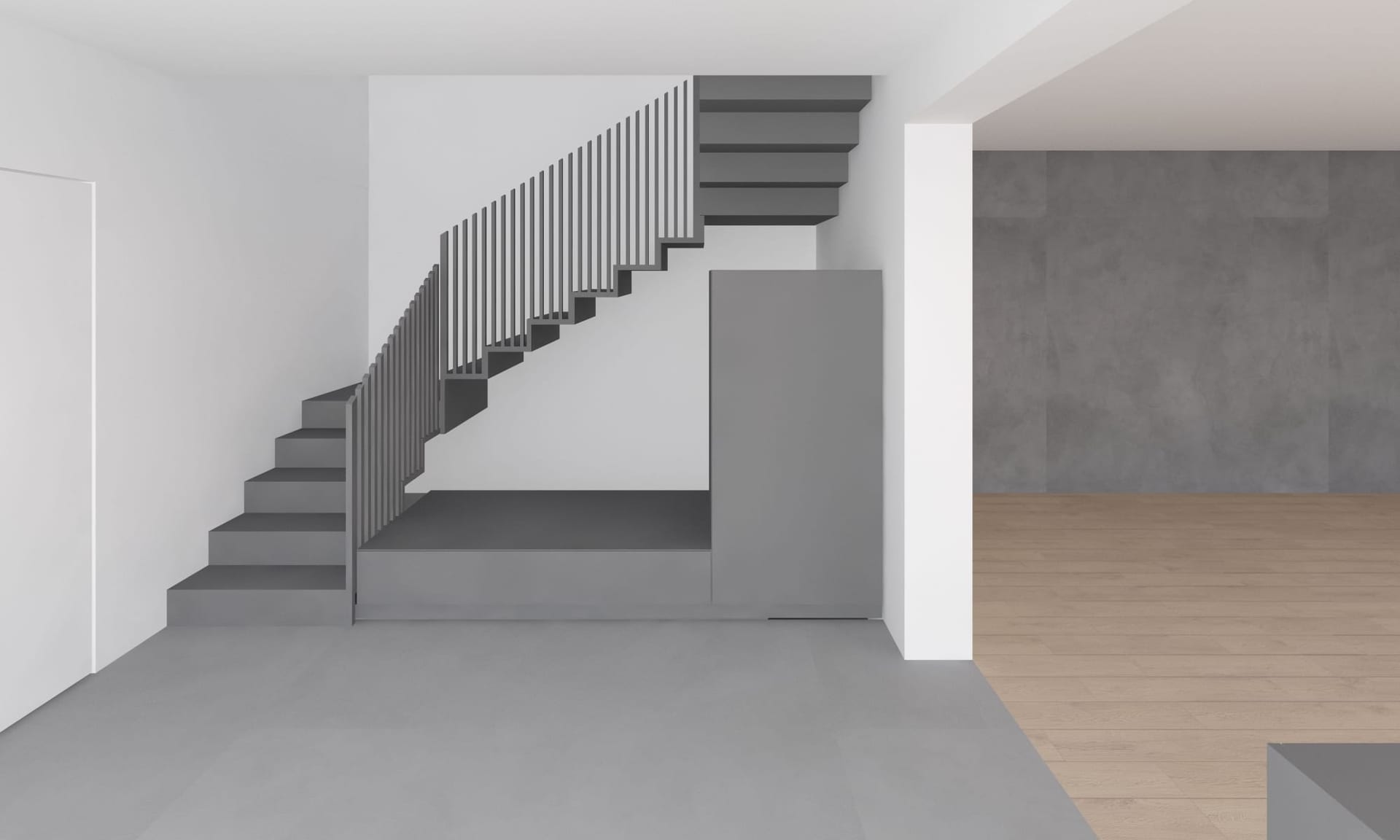 Casa Tătăruși — interior, zona casei scării