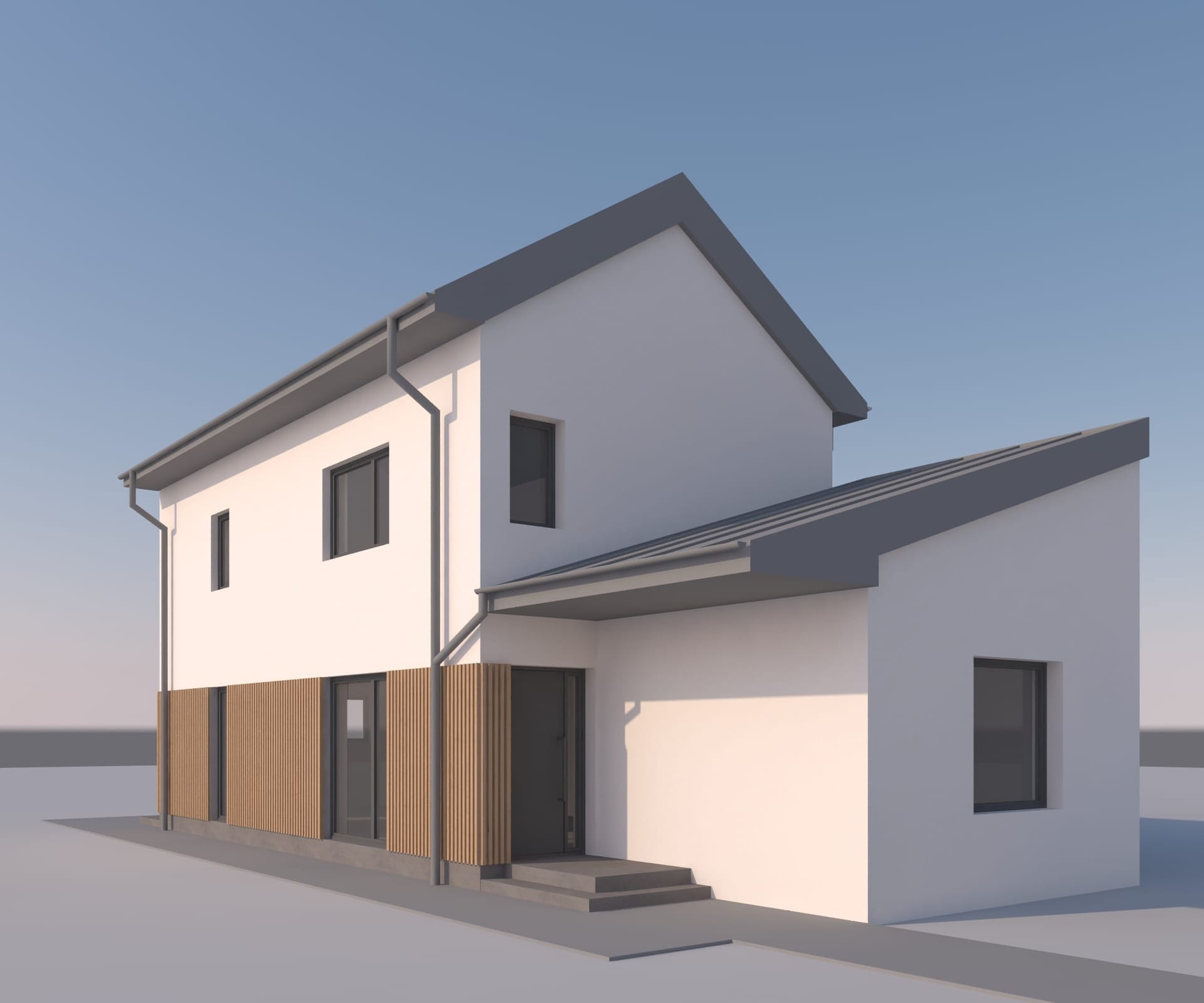 Casa Ungureanu — fațada principală